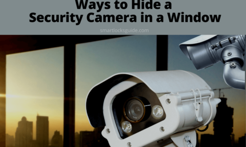 Hide A Security Camera In A Window